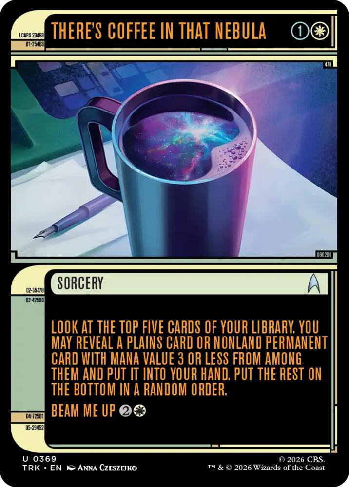 There's Coffee in that Nebula (Showcase) (369) [Star Trek] | Boutique FDB TCG