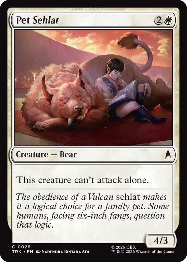 Pet Sehlat (28) [Star Trek] | Boutique FDB TCG
