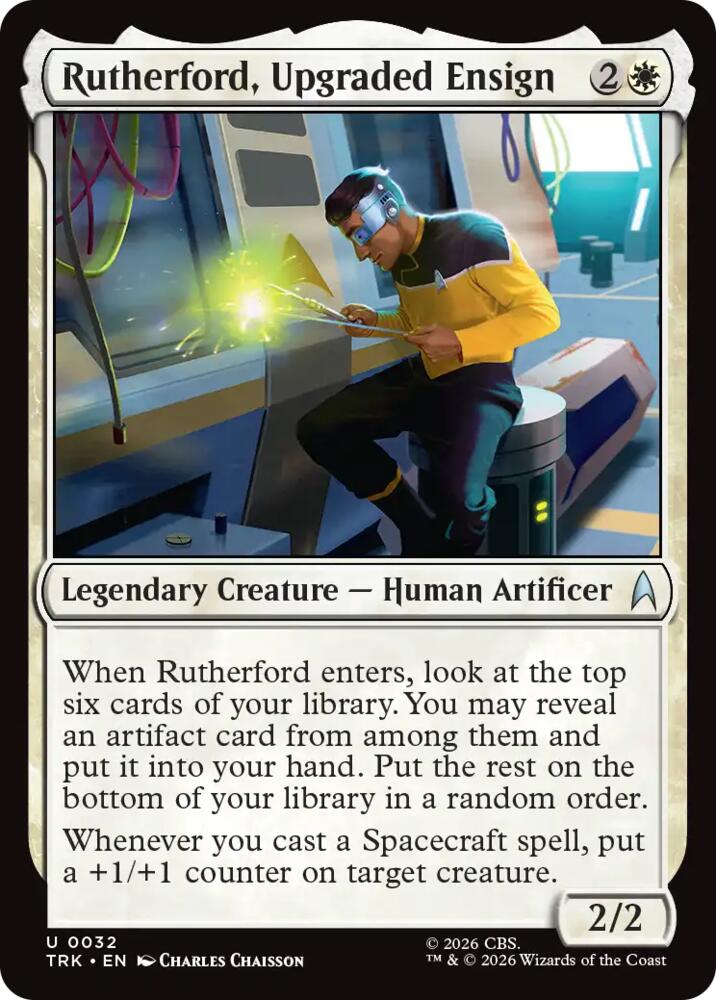 Rutherford, Upgraded Ensign (32) [Star Trek] | Boutique FDB TCG