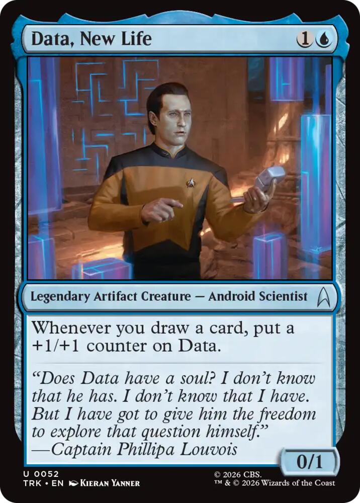 Data, New Life (52) [Star Trek] | Boutique FDB TCG