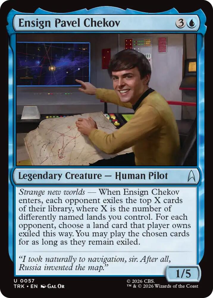 Ensign Pavel Chekov (57) [Star Trek] | Boutique FDB TCG