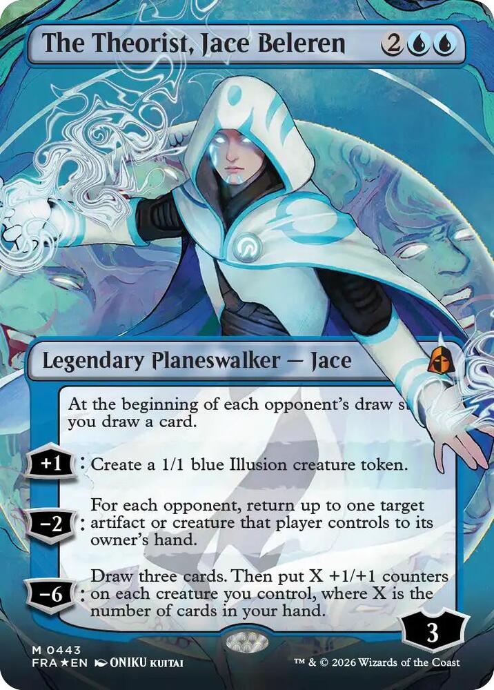 The Theorist, Jace Beleren (Borderless) (0443) [Reality Fracture] | Boutique FDB TCG