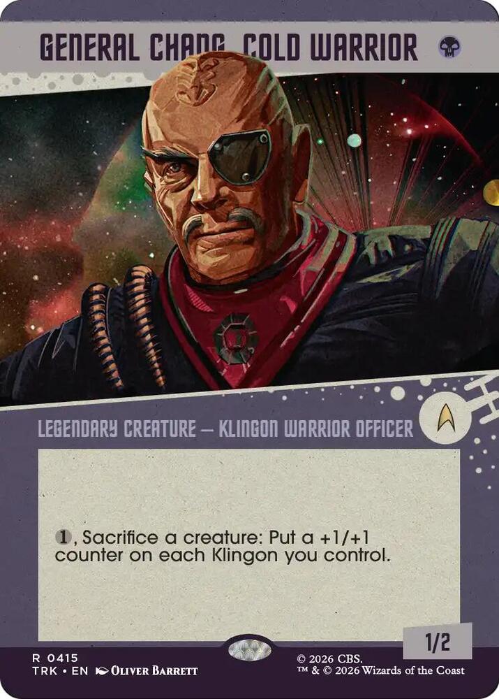 General Chang, Cold Warrior (Showcase) (0415) [Star Trek] | Boutique FDB TCG
