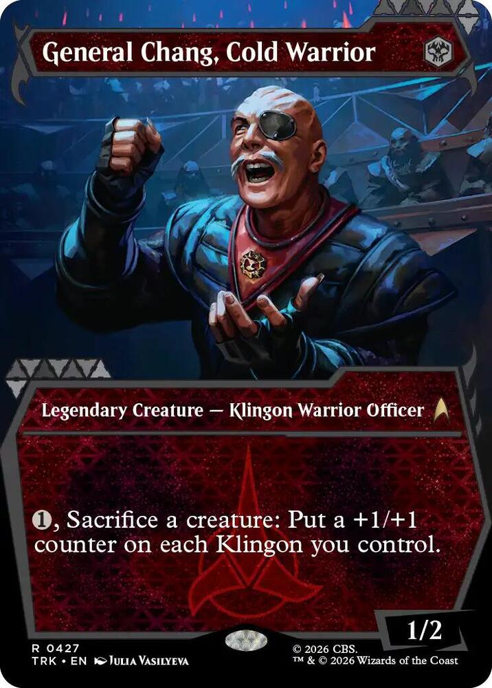 General Chang, Cold Warrior (Showcase) (0427) [Star Trek] | Boutique FDB TCG