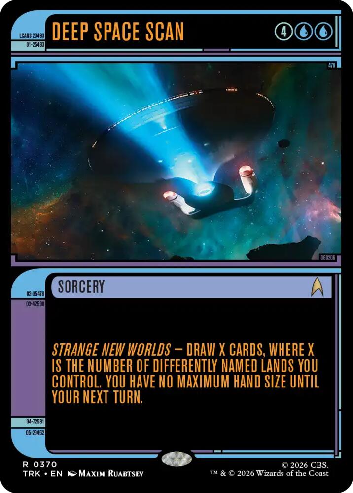 Deep Space Scan (Showcase) (370) [Star Trek] | Boutique FDB TCG