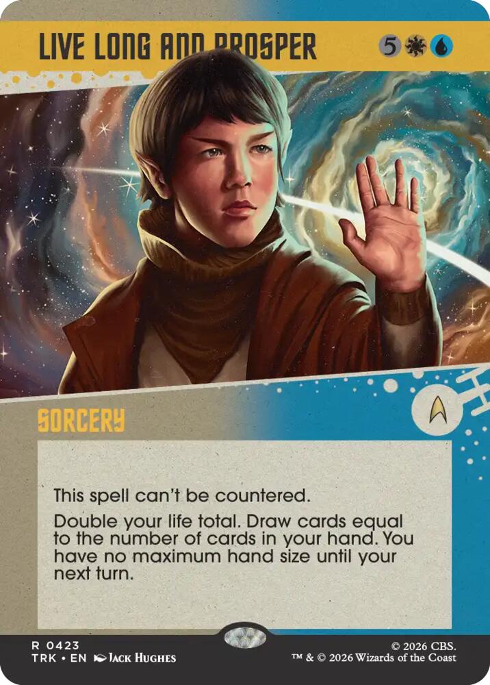 Live Long and Prosper (Showcase) (423) [Star Trek] | Boutique FDB TCG