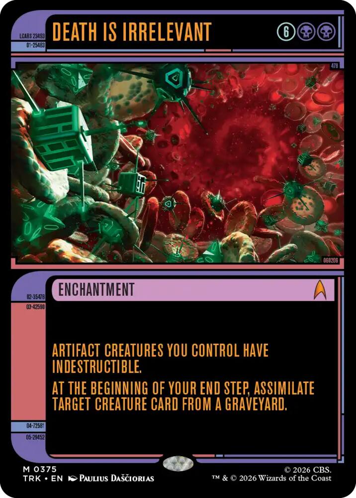 Death Is Irrelevant (Showcase) (375) [Star Trek] | Boutique FDB TCG