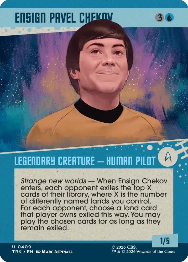 Ensign Pavel Chekov (Showcase) (409) [Star Trek] | Boutique FDB TCG