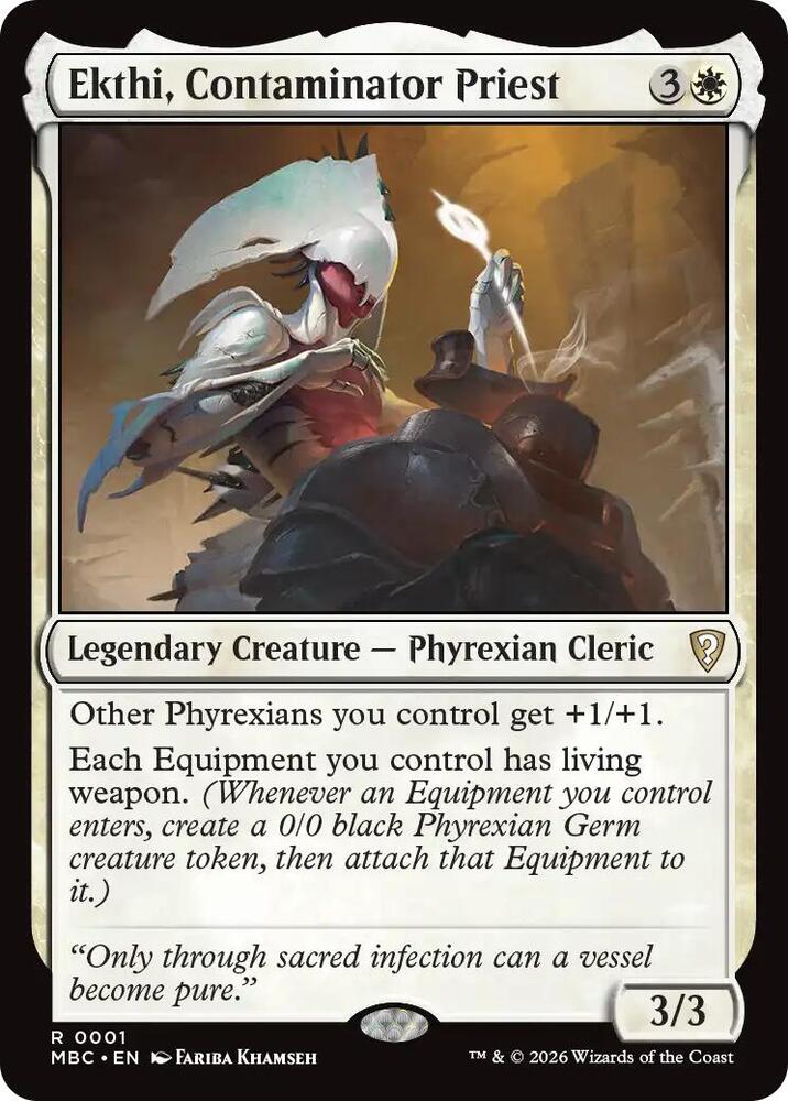 Ekthi, Contaminator Priest (1) [Mystery Booster Commander Edition] | Boutique FDB TCG