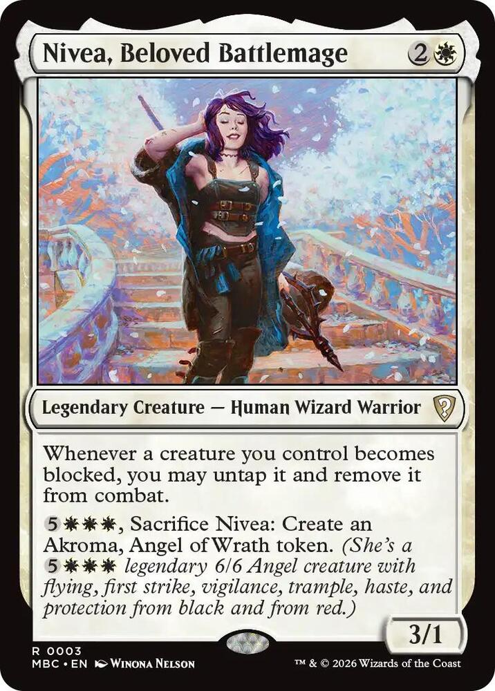Nivea, Beloved Battlemage (3) [Mystery Booster Commander Edition] | Boutique FDB TCG