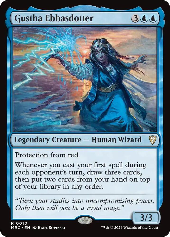 Gustha Ebbasdotter (10) [Mystery Booster Commander Edition] | Boutique FDB TCG