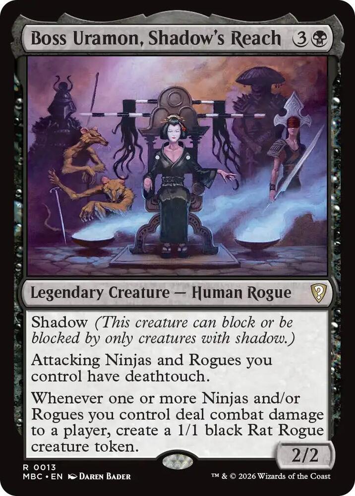 Boss Uramon, Shadow's Reach (13) [Mystery Booster Commander Edition] | Boutique FDB TCG