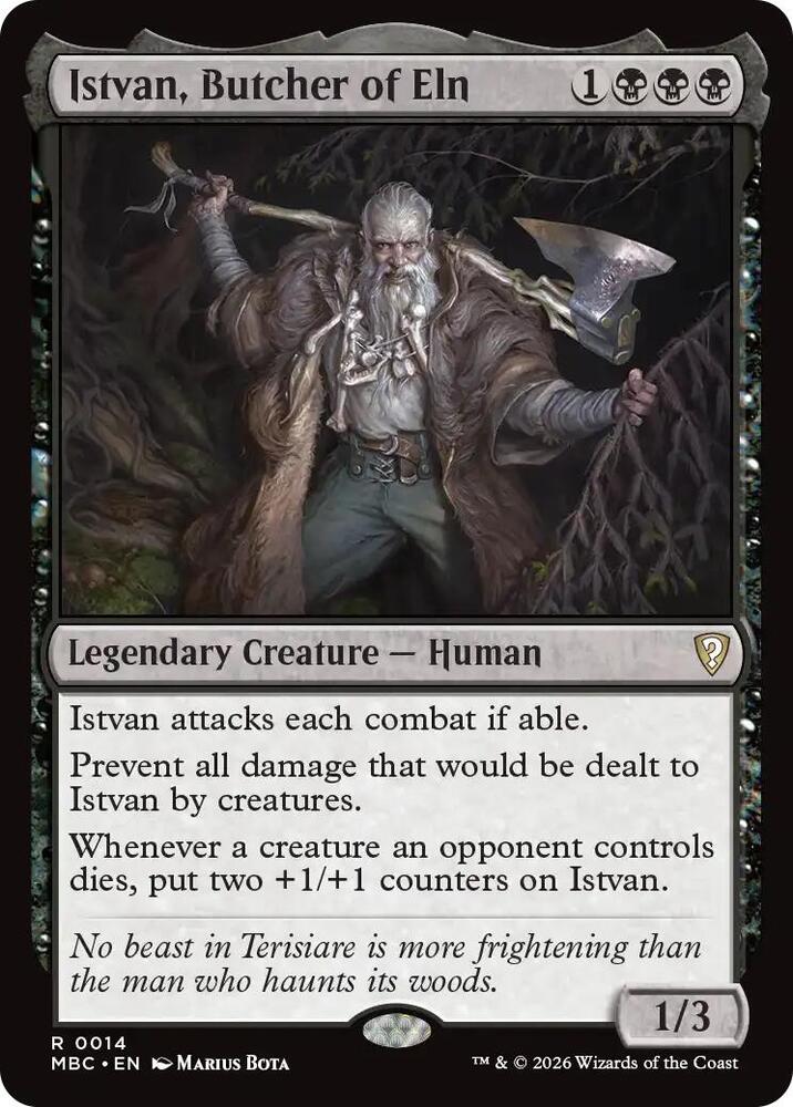Istvan, Butcher of Eln (14) [Mystery Booster Commander Edition] | Boutique FDB TCG
