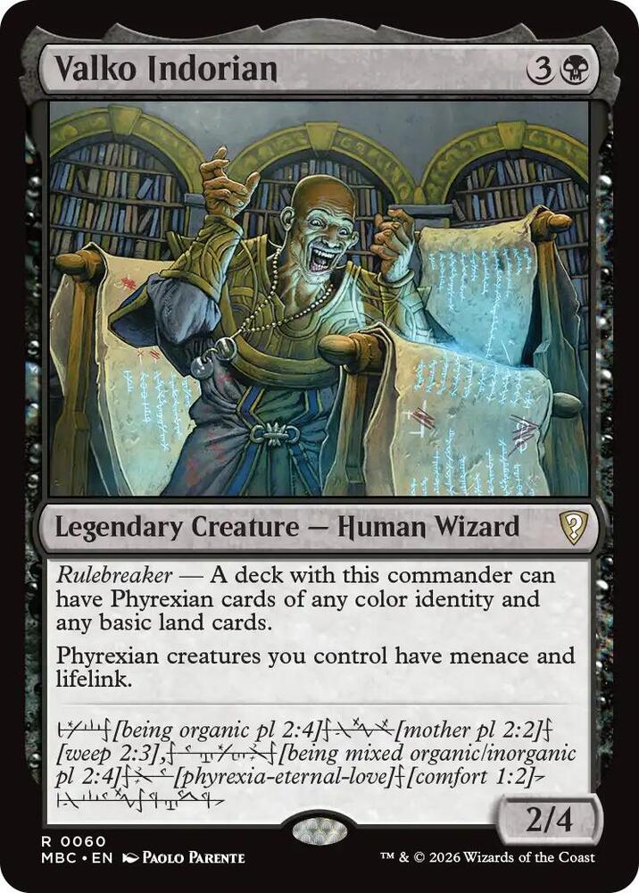Valko Indorian (60) [Mystery Booster Commander Edition] | Boutique FDB TCG