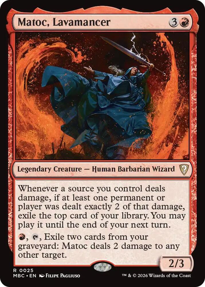 Matoc, Lavamancer (25) [Mystery Booster Commander Edition] | Boutique FDB TCG