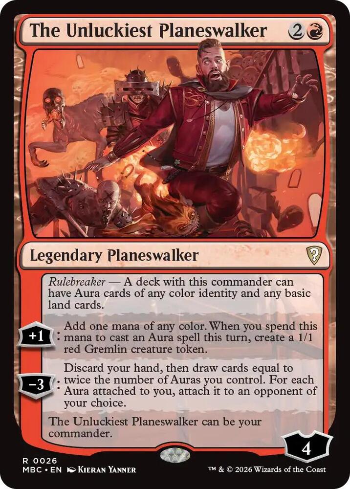 The Unluckiest Planeswalker (26) [Mystery Booster Commander Edition] | Boutique FDB TCG