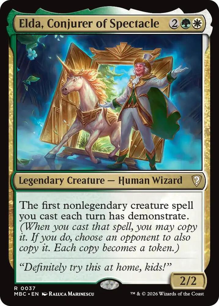 Elda, Conjurer of Spectacle (37) [Mystery Booster Commander Edition] | Boutique FDB TCG