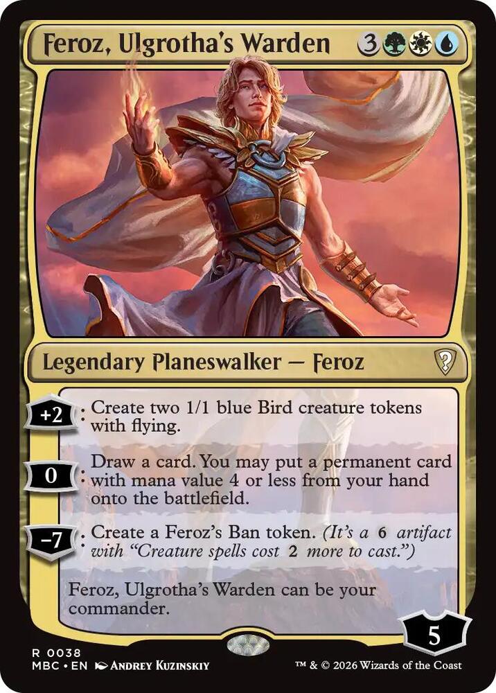 Feroz, Ulgrotha's Warden (38) [Mystery Booster Commander Edition] | Boutique FDB TCG