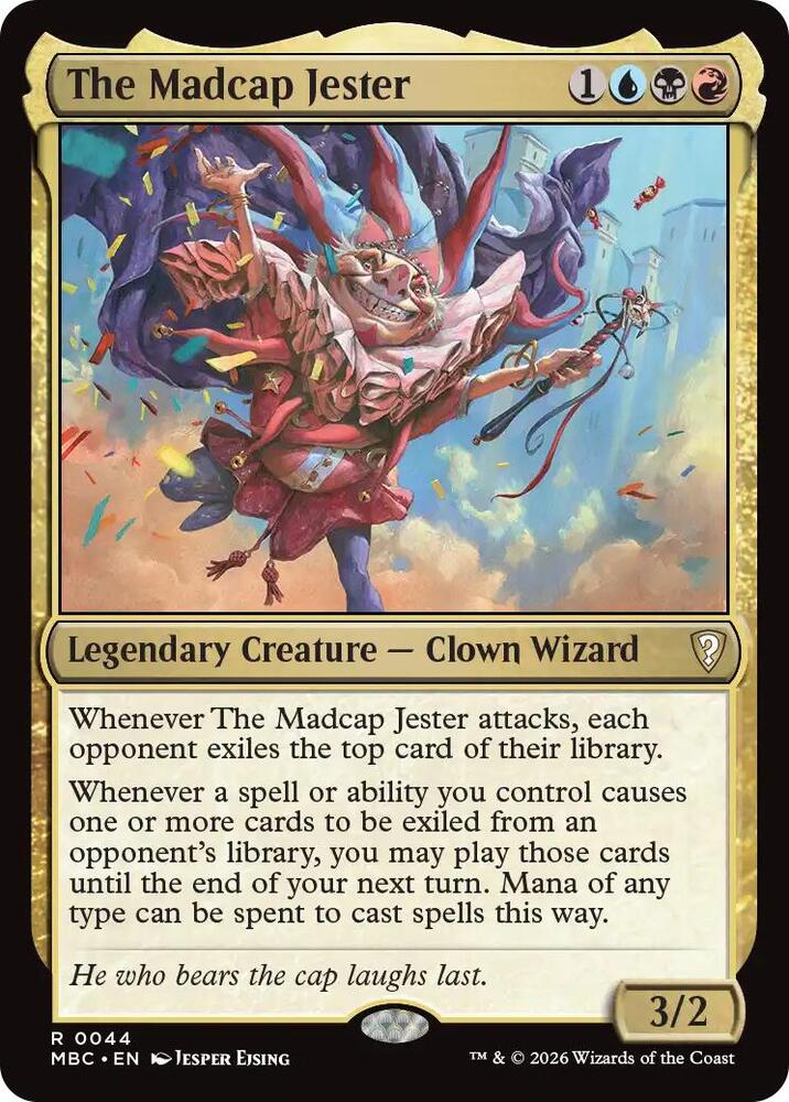 The Madcap Jester (44) [Mystery Booster Commander Edition] | Boutique FDB TCG