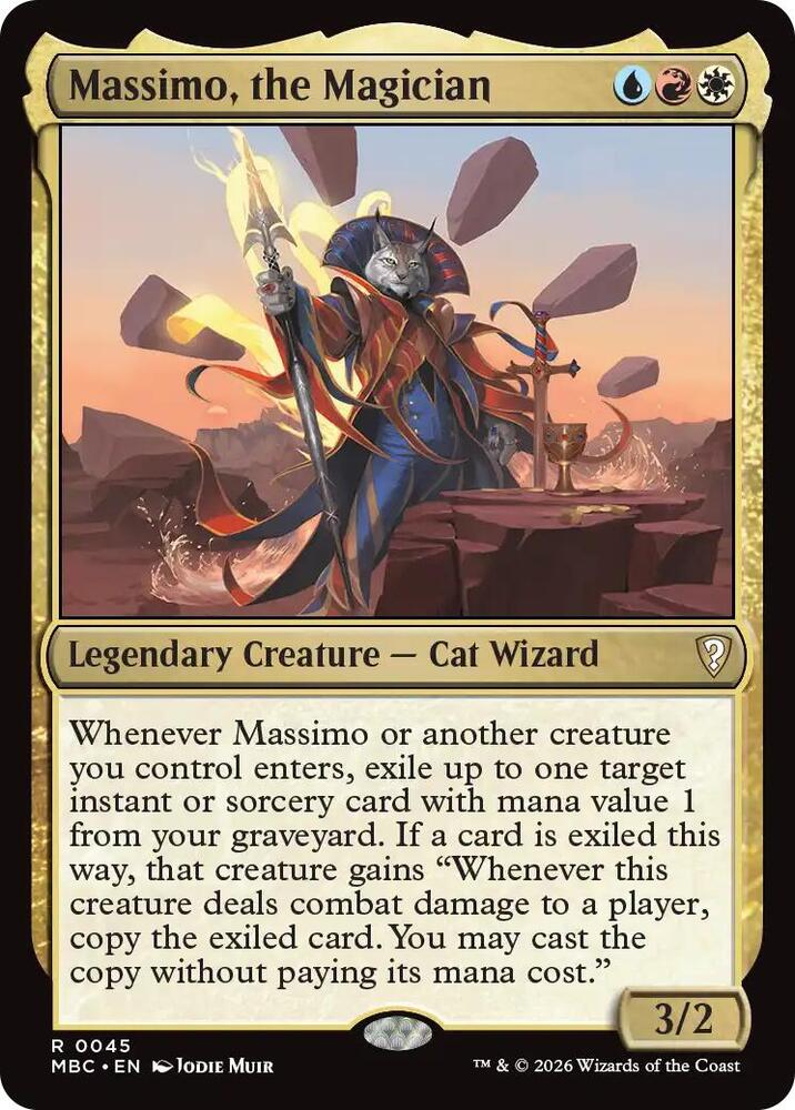 Massimo, the Magician (45) [Mystery Booster Commander Edition] | Boutique FDB TCG