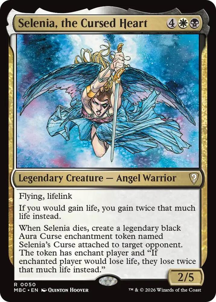 Selenia, the Cursed Heart (50) [Mystery Booster Commander Edition] | Boutique FDB TCG