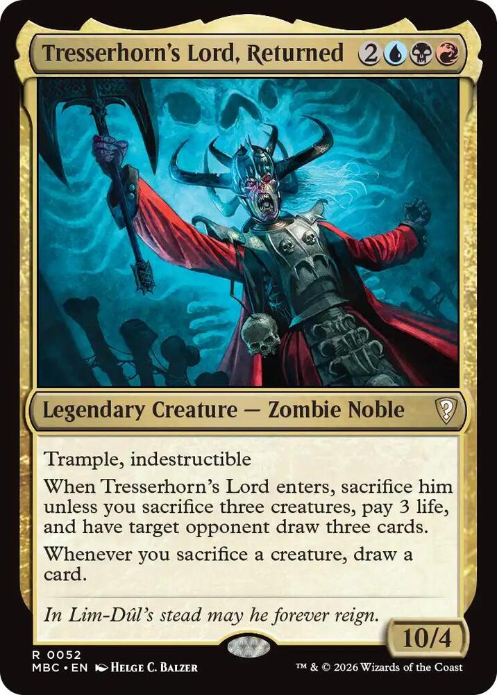Tresserhorn's Lord, Returned (52) [Mystery Booster Commander Edition] | Boutique FDB TCG