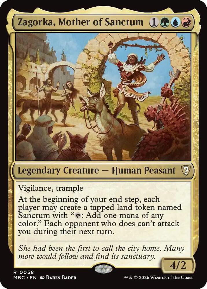Zagorka, Mother of Sanctum (58) [Mystery Booster Commander Edition] | Boutique FDB TCG
