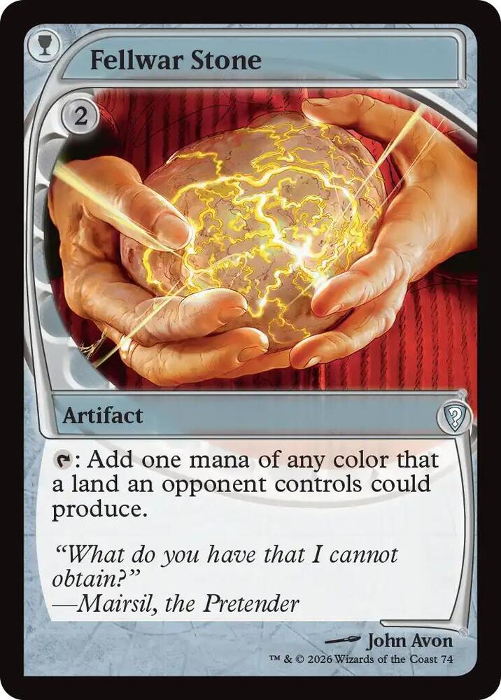 Fellwar Stone (Future Sight) (74) [Mystery Booster Commander Edition] | Boutique FDB TCG