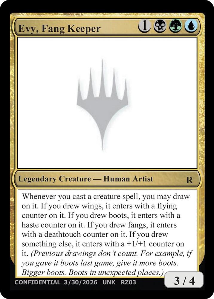 Evy, Fang Keeper [Un-Known Event Playtest Cards] | Boutique FDB TCG