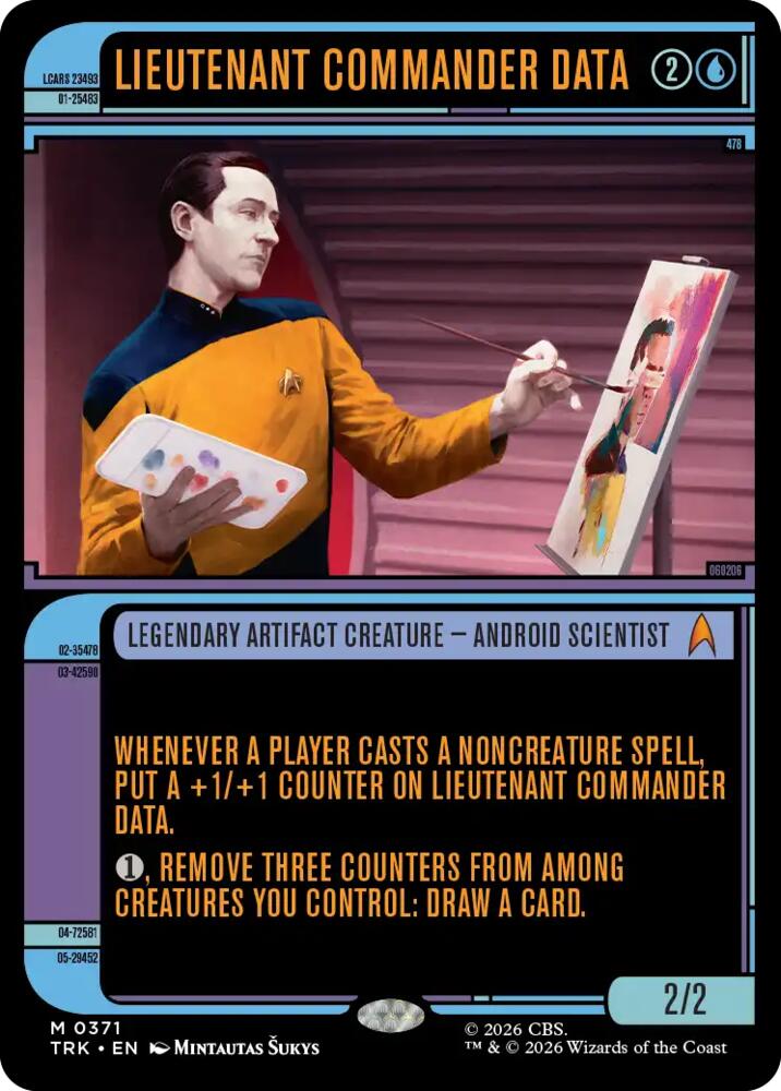 Lieutenant Commander Data (Showcase) (371) [Star Trek] | Boutique FDB TCG