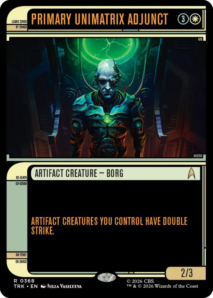 Primary Unimatrix Adjunct (Showcase) (368) [Star Trek] | Boutique FDB TCG