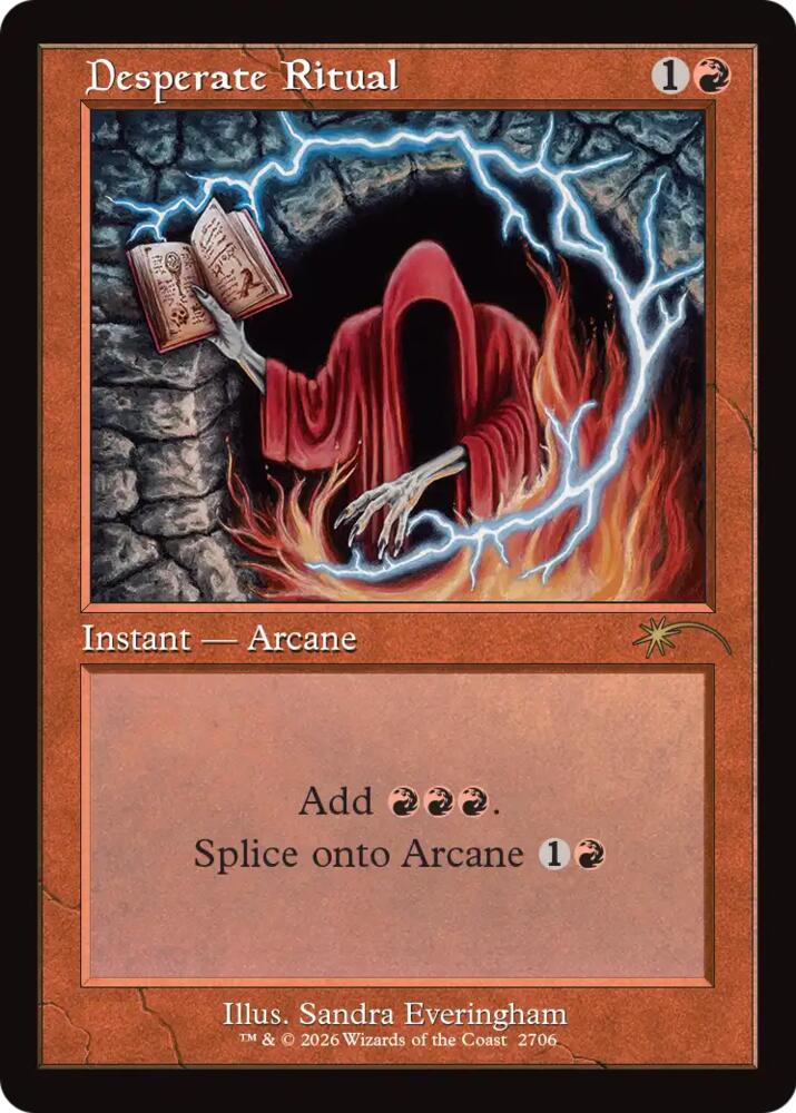 Desperate Ritual (2706) (Retro Frame) [Secret Lair Drop] | Boutique FDB TCG