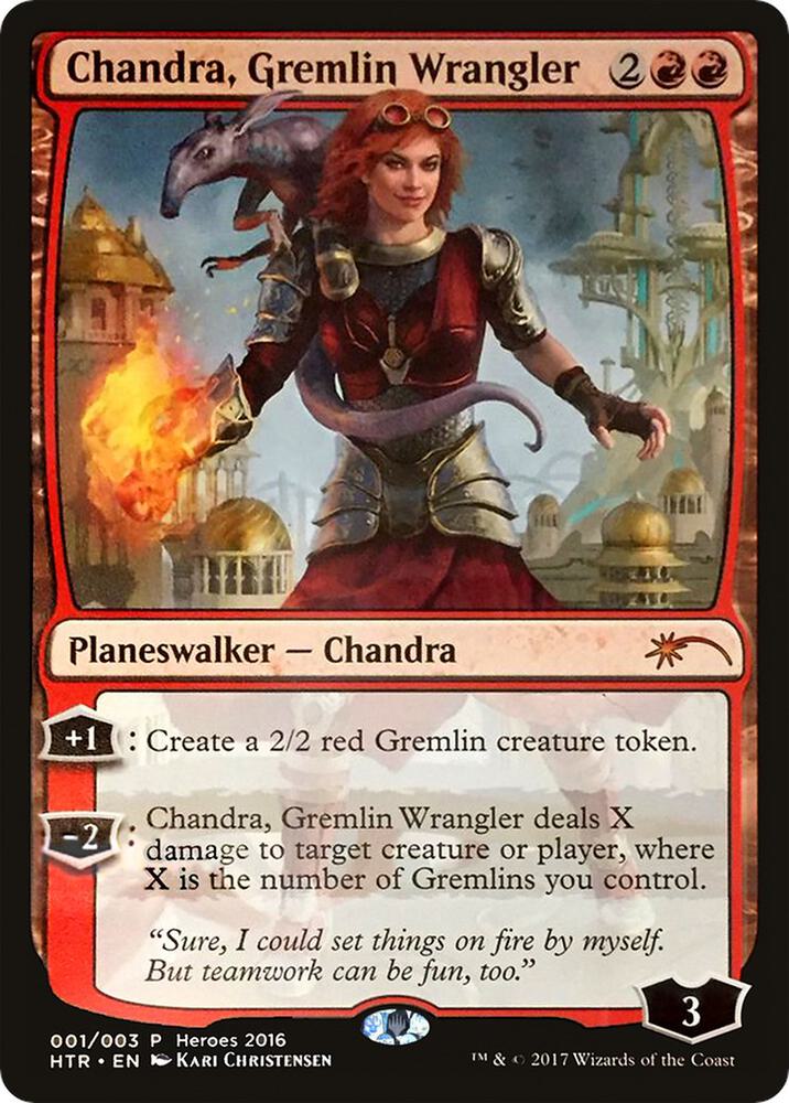 Chandra, Gremlin Wrangler (1) [Unique and Miscellaneous Promos] | Boutique FDB TCG