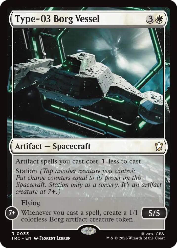 Type-03 Borg Vessel (Surge Foil) (33) [Star Trek Commander] | Boutique FDB TCG