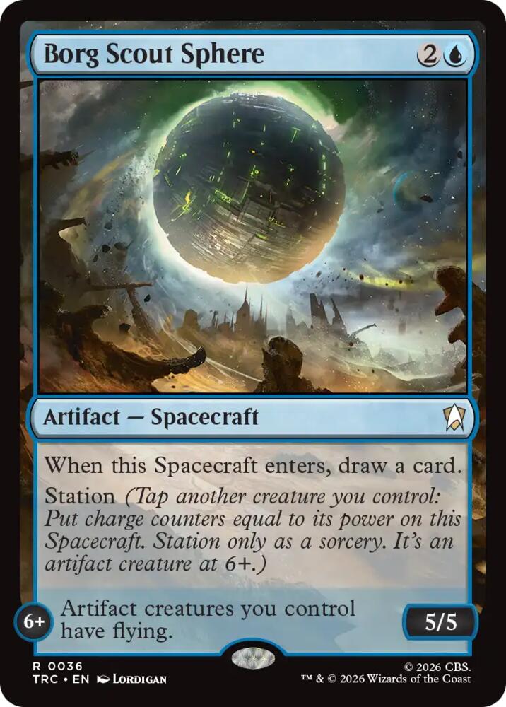 Borg Scout Sphere (36) [Star Trek Commander] | Boutique FDB TCG