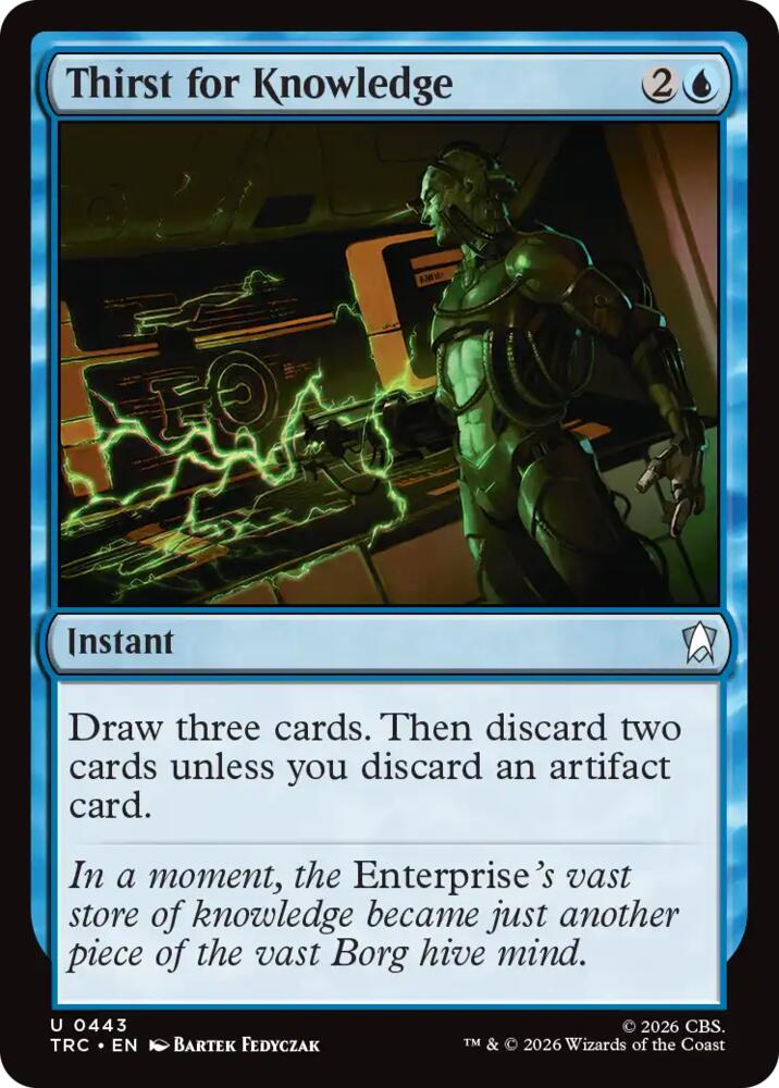 Thirst for Knowledge (443) [Star Trek Commander] | Boutique FDB TCG