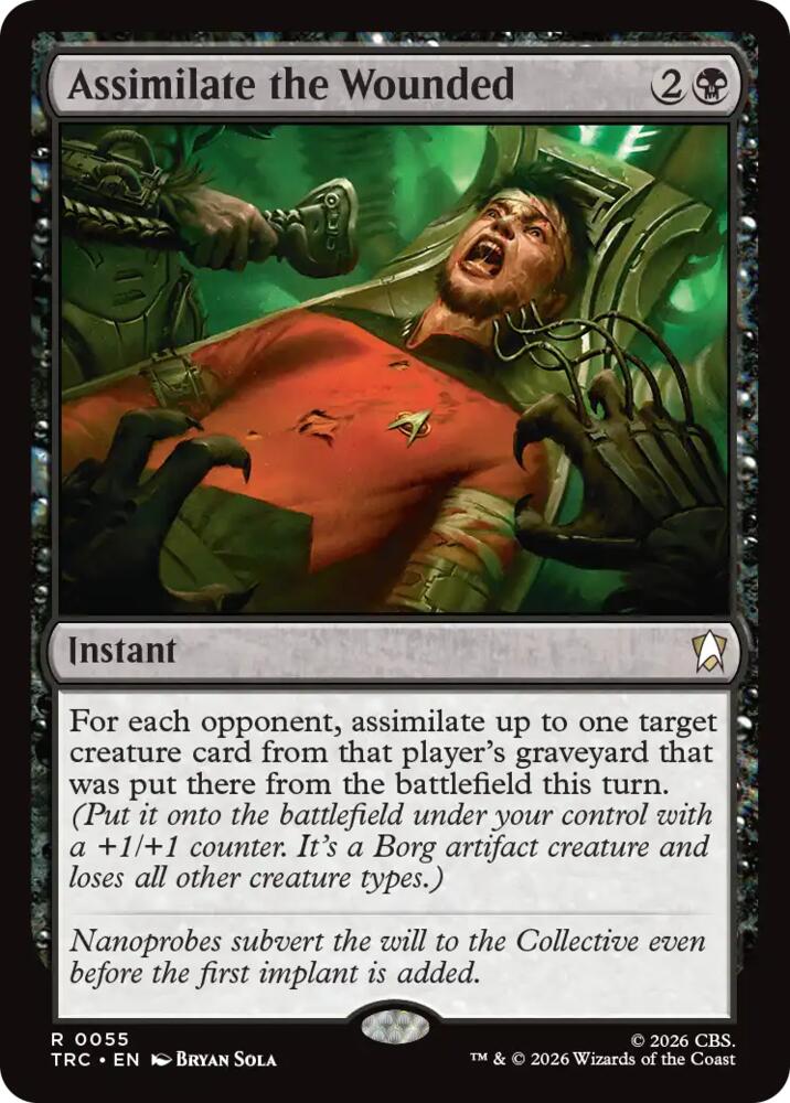 Assimilate the Wounded (Surge Foil) (55) [Star Trek Commander] | Boutique FDB TCG