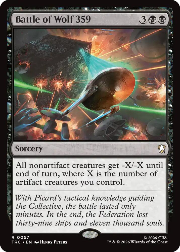 Battle of Wolf 359 (Surge Foil) (57) [Star Trek Commander] | Boutique FDB TCG