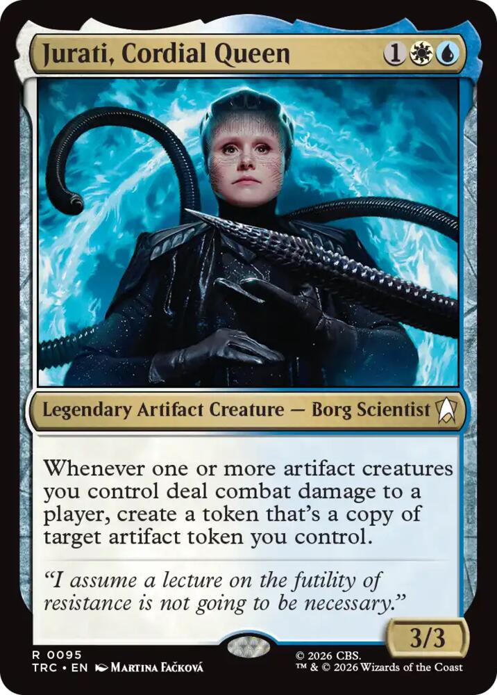 Jurati, Cordial Queen (Surge Foil) (95) [Star Trek Commander] | Boutique FDB TCG