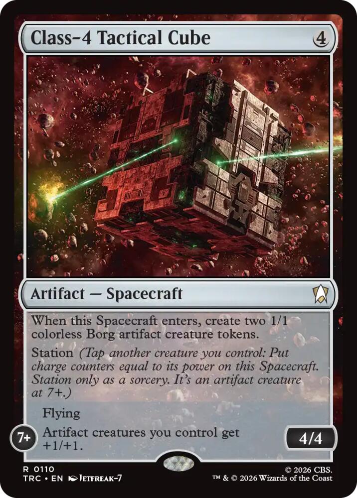 Class-4 Tactical Cube (110) [Star Trek Commander] | Boutique FDB TCG