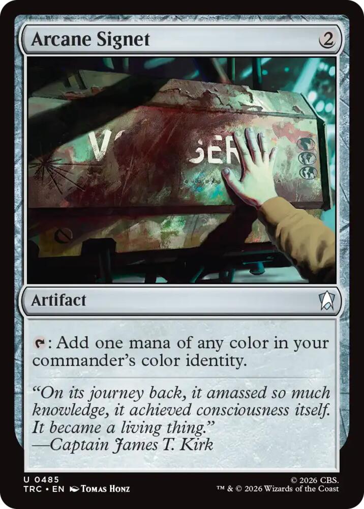 Arcane Signet (Surge Foil) (485) [Star Trek Commander] | Boutique FDB TCG