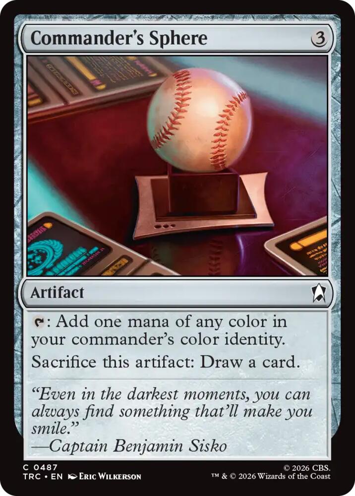 Commander's Sphere (Surge Foil) (487) [Star Trek Commander] | Boutique FDB TCG