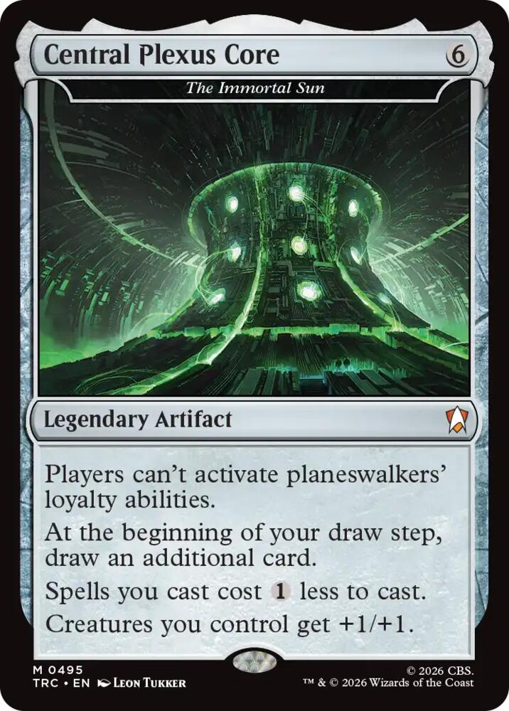 Central Plexus Core - - The Immortal Sun (Surge Foil) (495) [Star Trek Commander] | Boutique FDB TCG