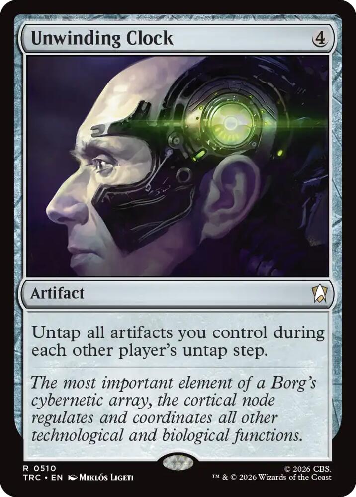 Unwinding Clock (Surge Foil) (510) [Star Trek Commander] | Boutique FDB TCG