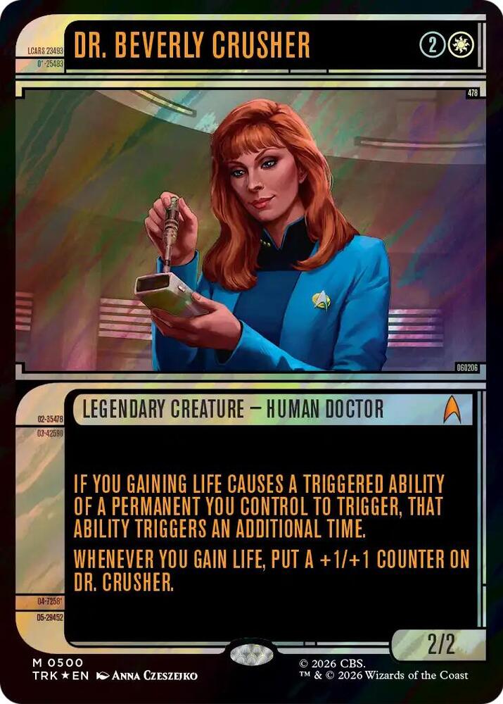 Dr. Beverly Crusher (Showcase) (Surge Foil) (500) [Star Trek] | Boutique FDB TCG
