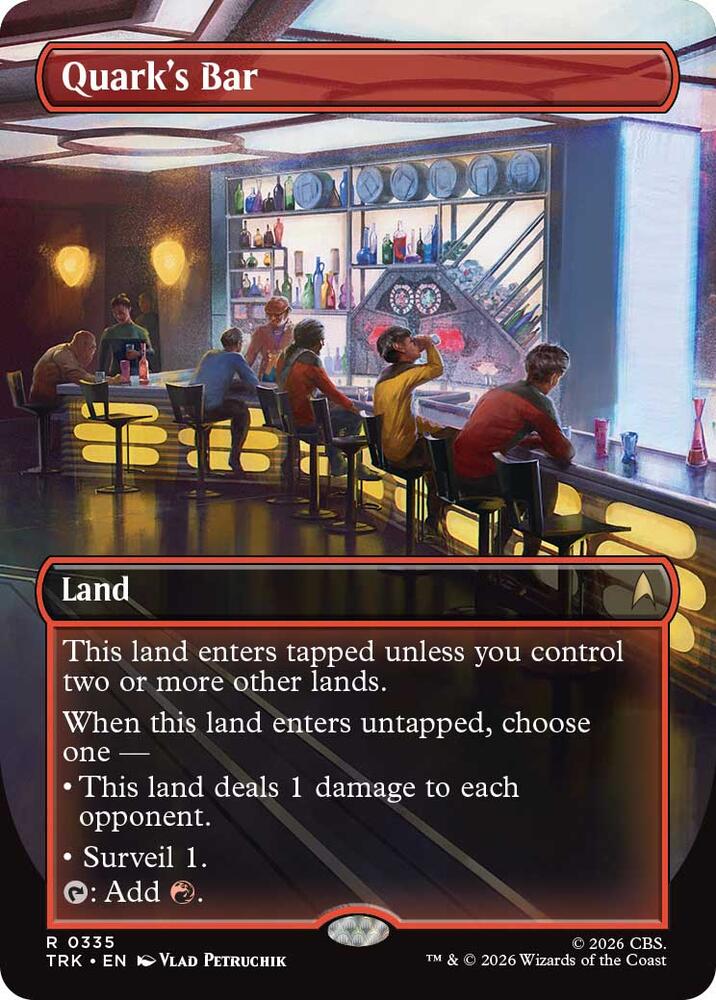 Quark's Bar (Borderless) (0335) [Star Trek] | Boutique FDB TCG