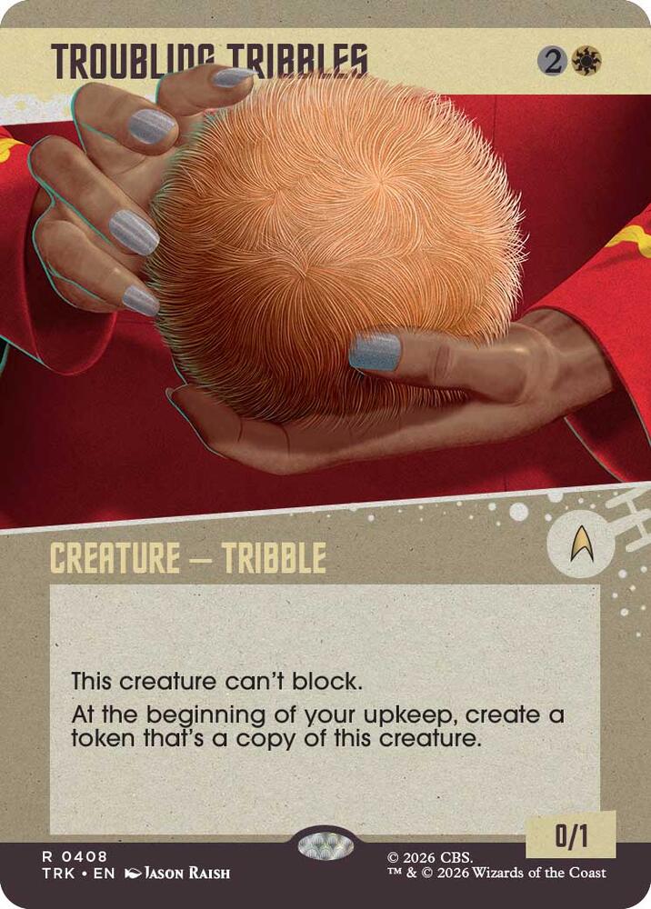 Troubling Tribbles (Showcase) (408) [Star Trek] | Boutique FDB TCG