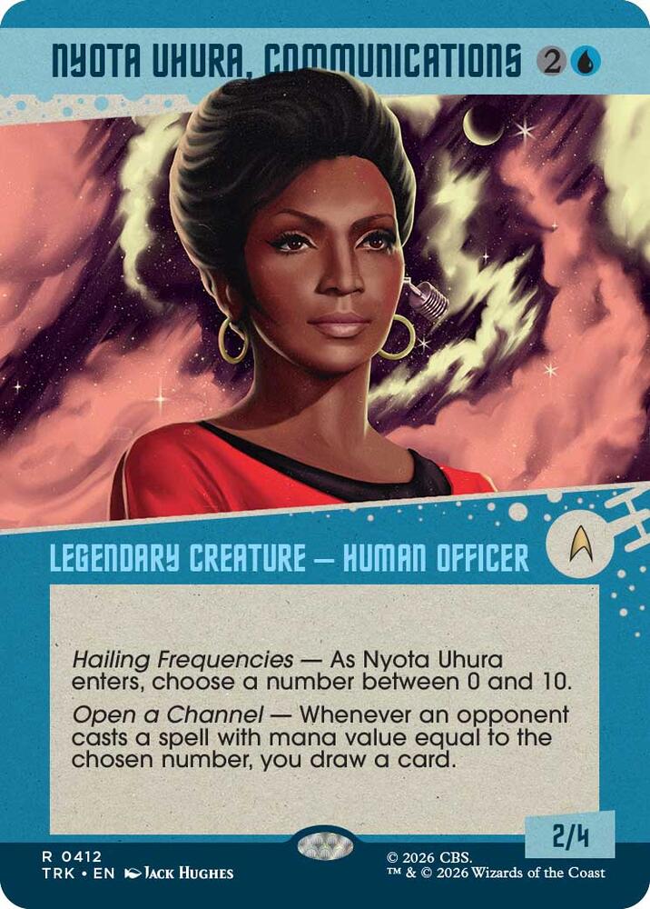 Nyota Uhura, Communications (Showcase) (412) [Star Trek] | Boutique FDB TCG