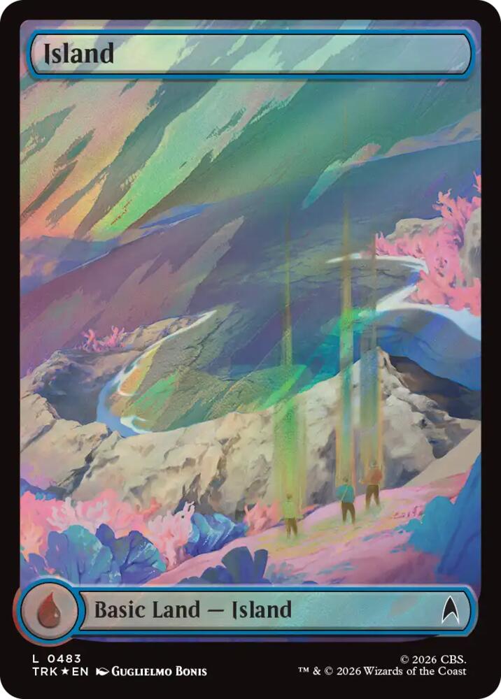 Island (0483) (Surge Foil) [Star Trek] | Boutique FDB TCG