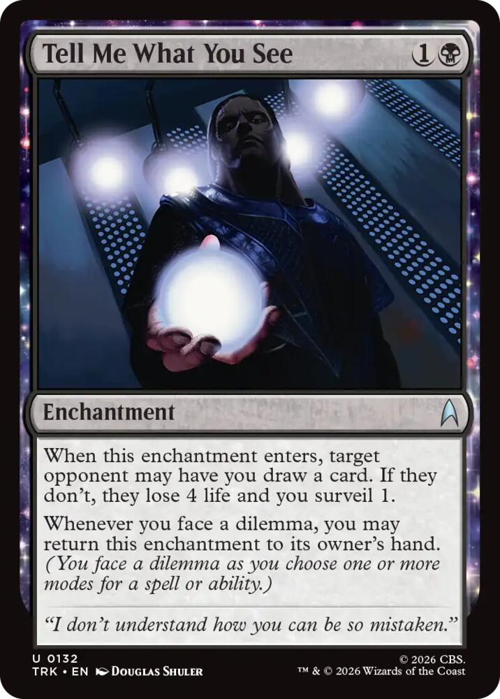 Tell Me What You See (132) [Star Trek] | Boutique FDB TCG